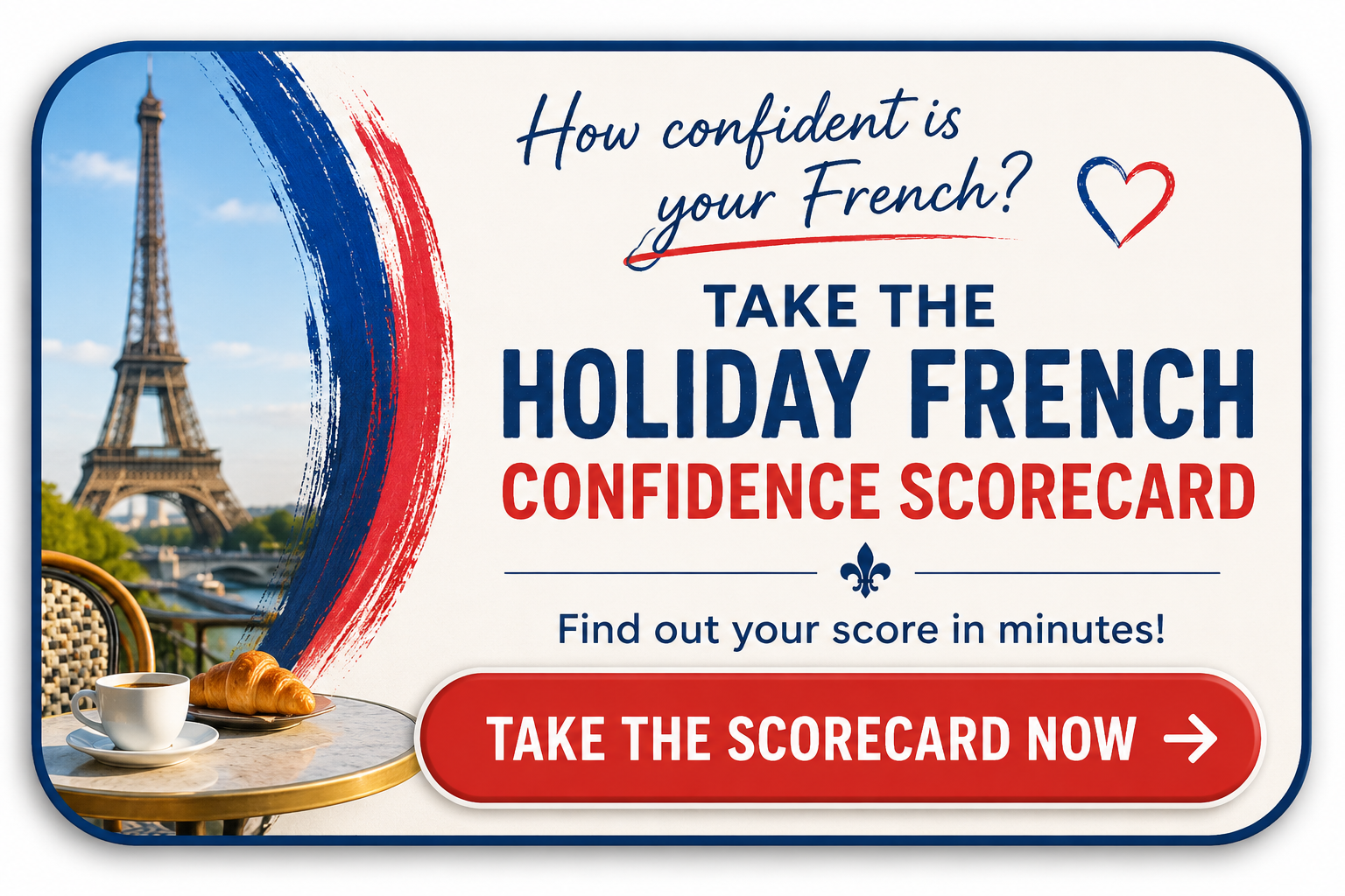 Holiday French Scorecard