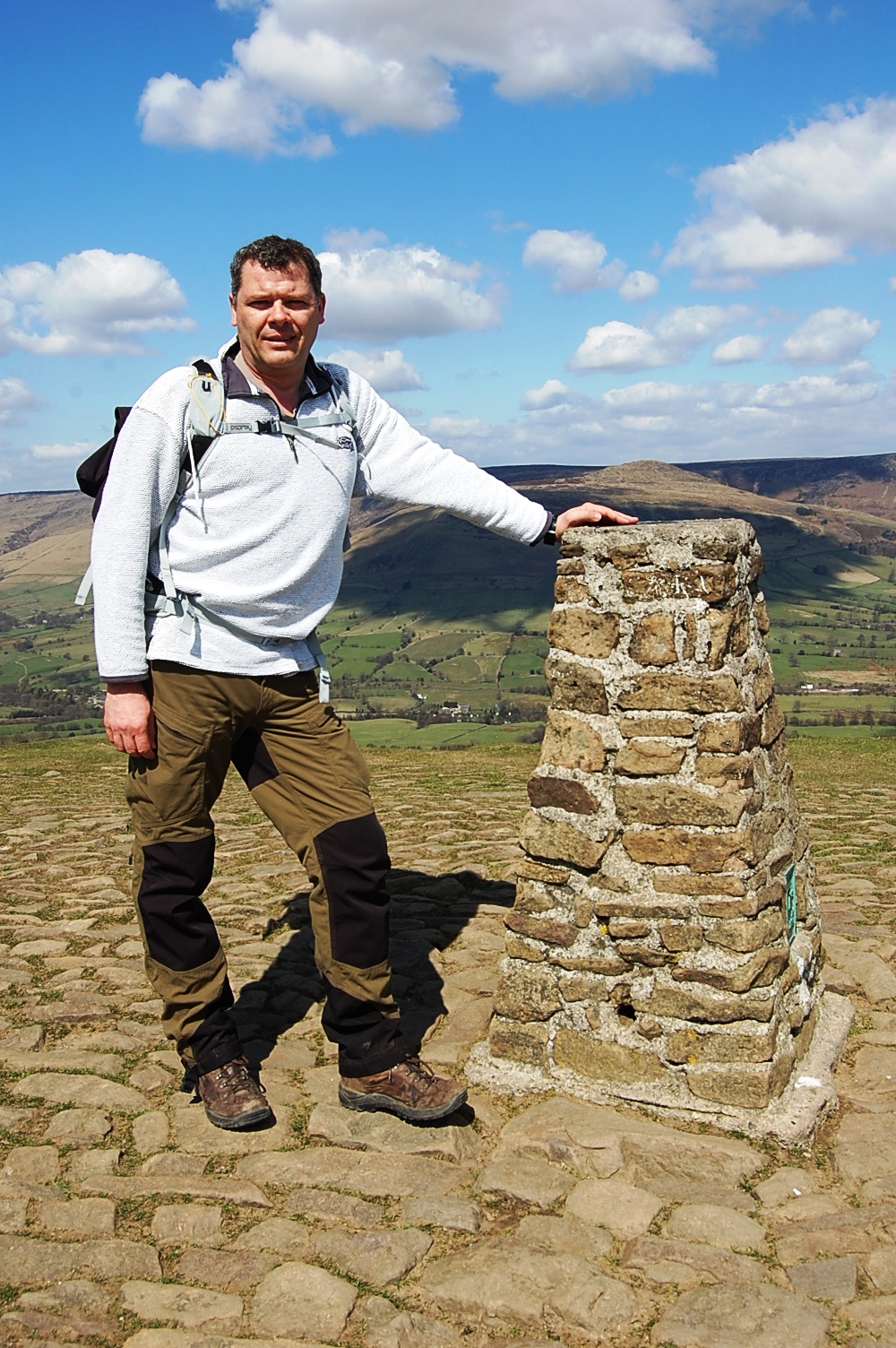 Adrian's walk is a 56 mile, 3 day hike from Bakewell to Edale